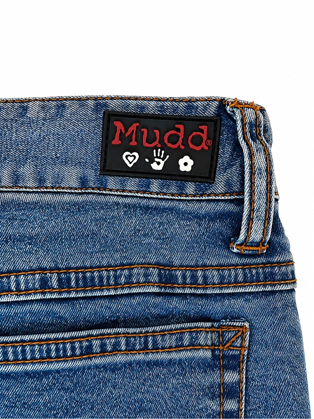 Mudd Blue Flare Jeans with Full Side Lace-Up - Picture 7 of 11